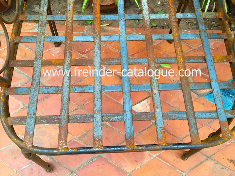 chaise en fer forge marrakech