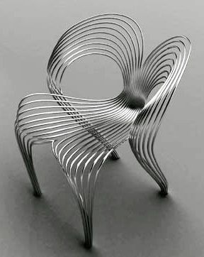 chaise en inox, chaise inox exterieur, 