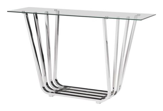 Console, en, inox, console, inox, design, console, inox, brossé, console, inox, et, verre,