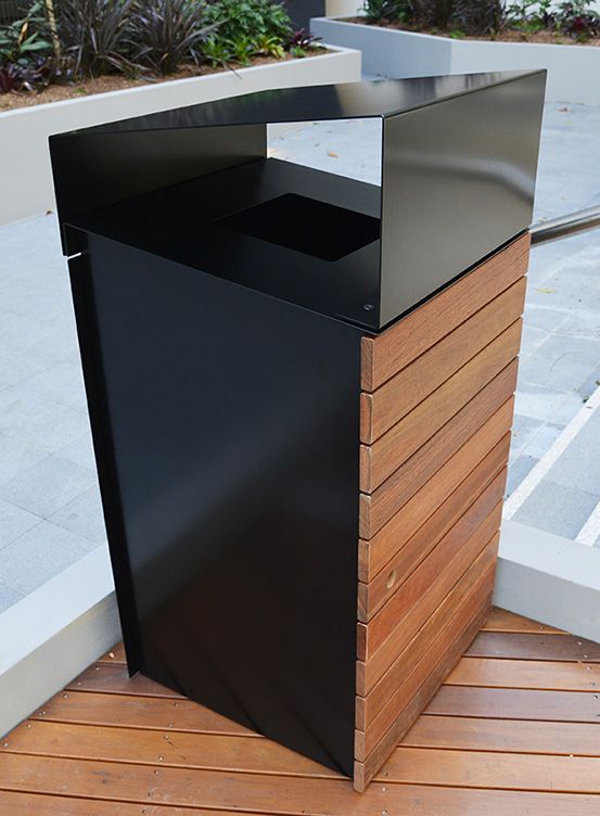 corbeille, mobilier, urbain 