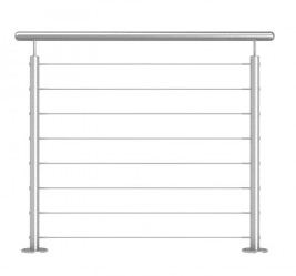 Garde corps inox,  Garde corps extérieur, garde corps escalier, 
