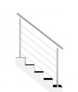 Garde corps inox,  Garde corps extérieur, garde corps escalier, 