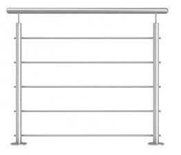 Garde corps inox,  Garde corps extérieur, garde corps escalier, 