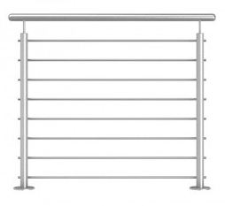 Garde corps inox,  Garde corps extérieur, garde corps escalier, 