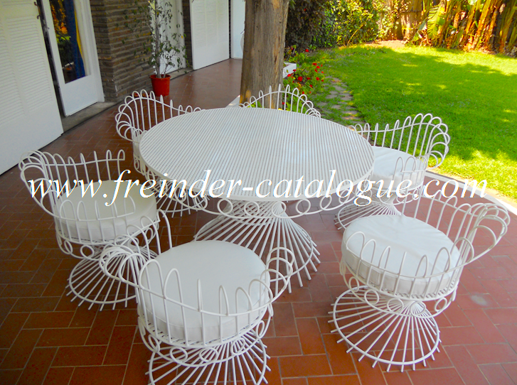 table, de, jardin 