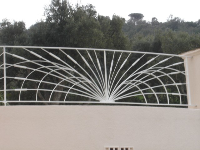 Garde corps balcons en fer forgé