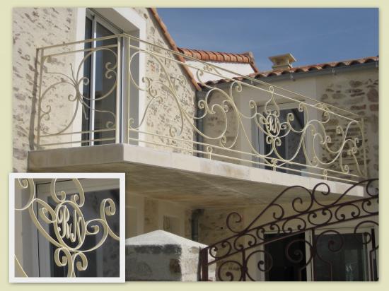 Garde corps balcons en fer forgé