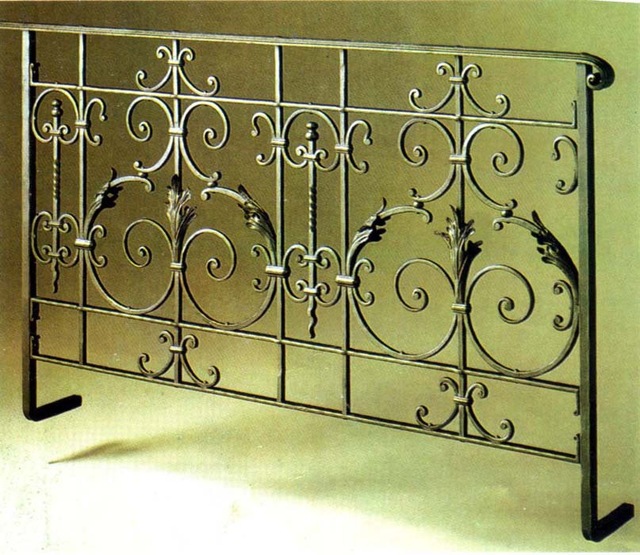 Garde corps balcons en fer forgé