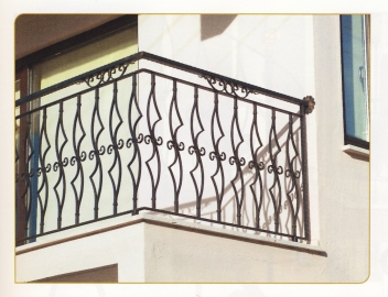 Garde corps balcons en fer forgé