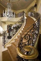Rampe, escalier, en, fer, forgé, ferronnerie, d’Art,