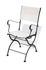 chaise en fer forgé