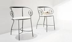 chaise en fer forgé