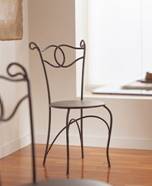 chaise en fer forgé