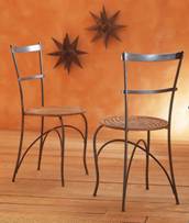 chaise en fer forgé
