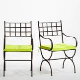 chaise en fer forgé
