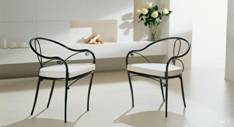 chaise en fer forgé