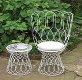 chaise en fer forgé